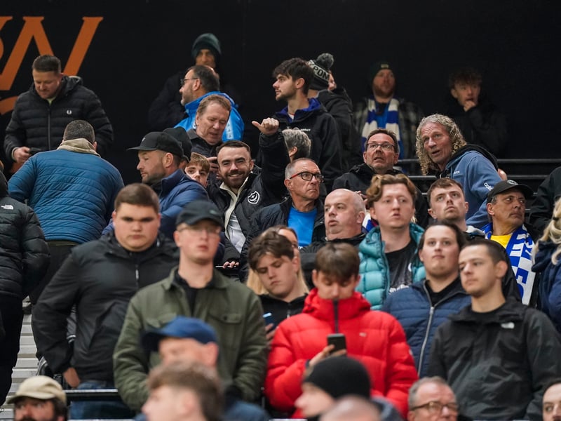 Tuesday night's trip to Molineux was Pompey's first since October 2009.
