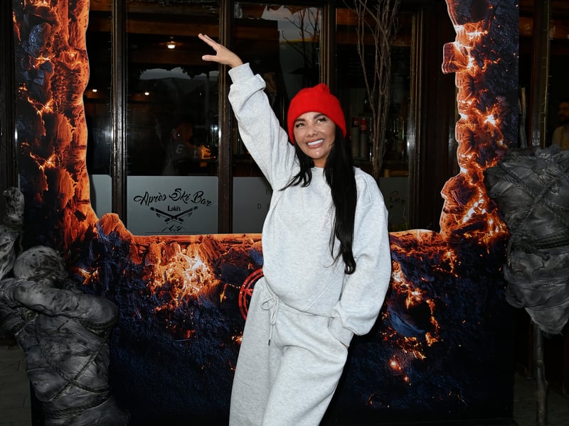 Waterloo Road and Strictly Come Dancing star Chelsee Healey visits Blackpool Pleasure Beach Resort's Journey to Hell