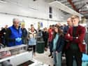 Horticulture lecturer, Ciaran Mulholland displayed the use of technology within horticulture to visitors at Greenmount Campus open day. SU1244CD26