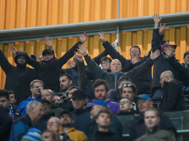 The Pompey fans returned from Molineux after witnessing a battling draw against Wolves.
