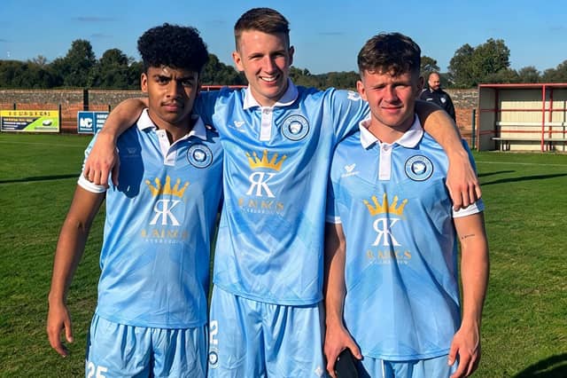 Portstewart debutants Diondre Garcia, Aaron Beech, and Reece Wallace vs Tobermore