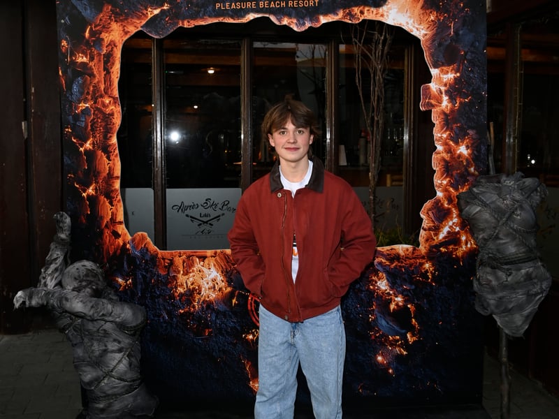Coronation Street and Brassic star Jude Riordan visits Blackpool Pleasure Beach Resort's Journey to Hell