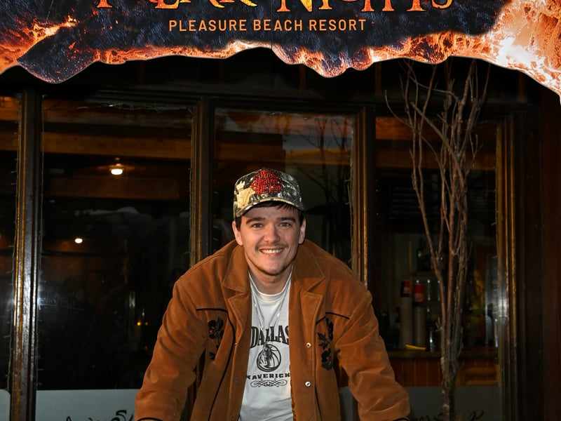 Britain Got Talent's youngest ever winner George Sampson visits Blackpool Pleasure Beach Resort's Journey to Hell