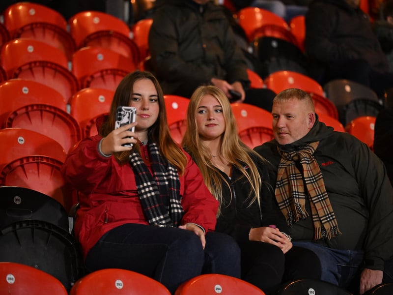 A crowd of 7,202 supporters were in attendance for the rainy evening fixture at the Club Doncaster Sports Village