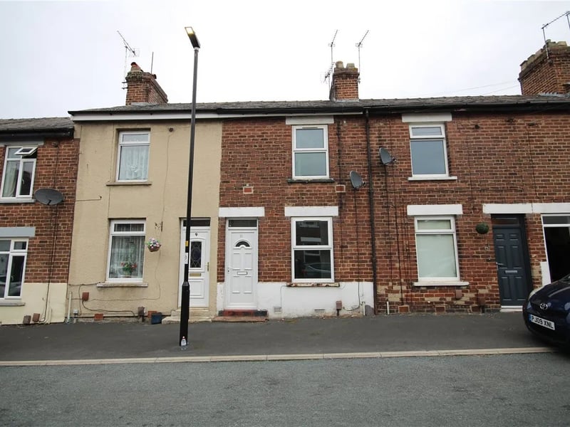 This two bedroom and one bathroom terraced house is for sale with Bridgfords for £150,000
