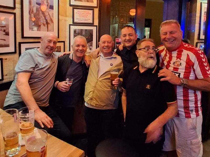 Sunderland AFC fans making the most of being in Europe