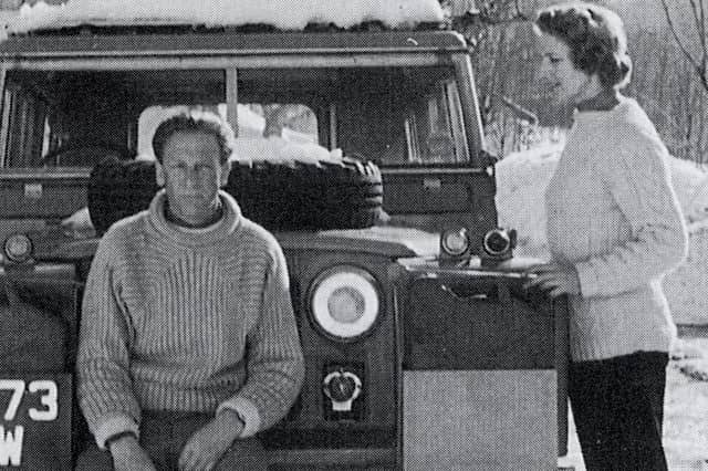 Major Derek Cooper and his wife Pam in Hungary.