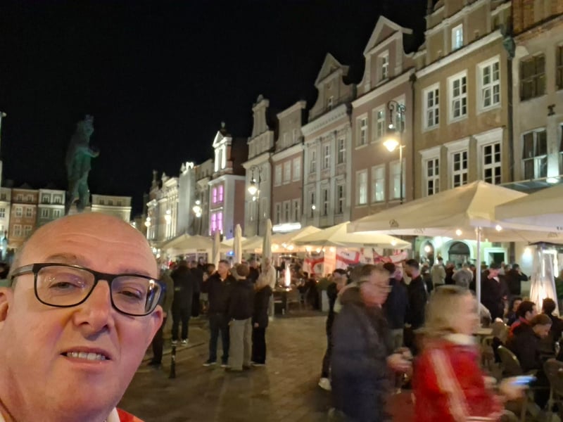 Sunderland takeover the Old Market Square in Poznan