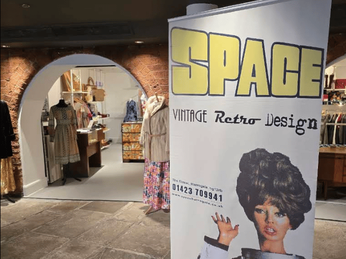 Burrowed on the lower level of Leeds' Corn Exchange under the arches, Space Vintage offer a range of affordable and fashionable pieces to keep you looking stylish on the streets of Yorkshire.