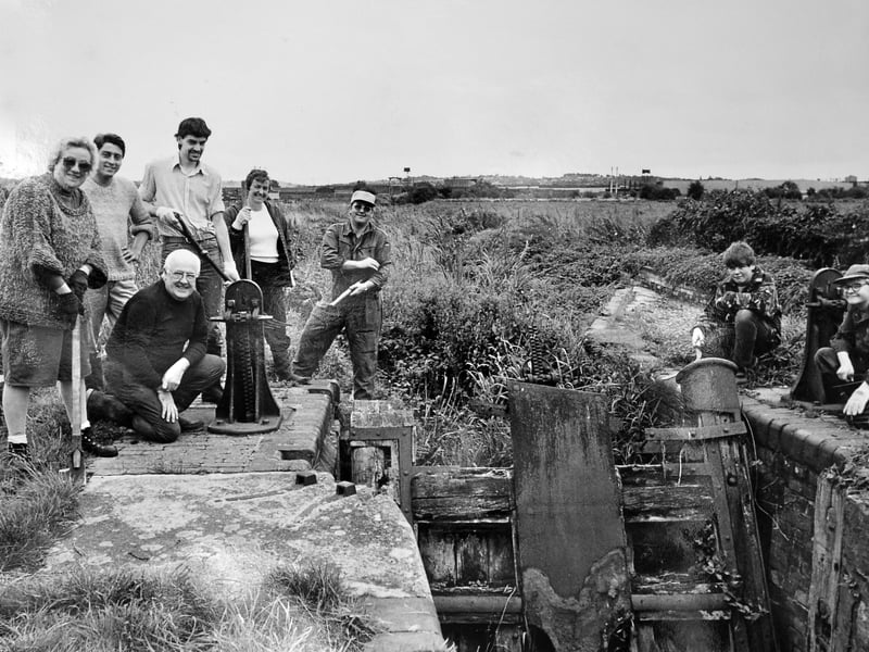 Members of the Telford Conservation Volunteer Force gather tools in hand at Hadley Canal on September 7, 1985, as they kick off the first in a new series of community environmental tasks. Based out of Stirchley Grange, the hard-working team set straight to work tackling overgrown reeds and clearing aquatic plants to restore the historic waterway. Do you recognise any of the eco-minded volunteers who rolled up their sleeves to protect local habitats back in 1985?