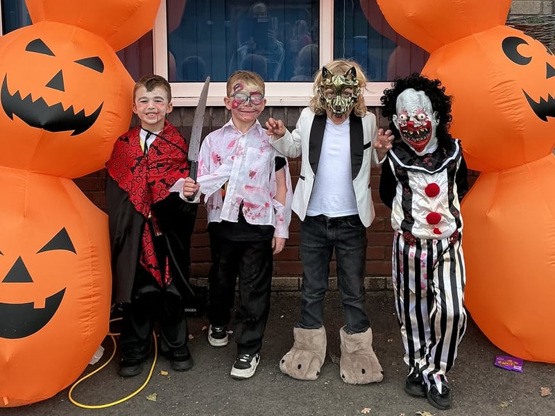 Children and staff got into the Halloween spirit by dressing up in spooky costumes.