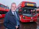 Strabane native, Noel Christy, bus driver, Translink, who is retiring after 50 years of service. SU3344CD26