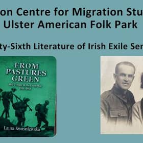 Mellon Centre for Migration Studies will host their annual Literature of Irish Exile seminar, now in its 26th year on Saturday, November 21. SU3244CD26
