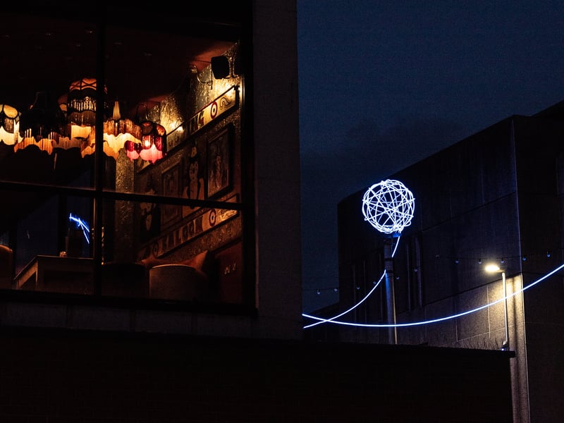 Lightpool 2026 art trail on opening night in Blackpool. Photo: Lucinda Herbert