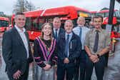 The Mayor of Derry City & Strabane District Council, Cllr Grace Uí Níallais, and Translink representatives were attending a special ceremony honouring Noel Christy, who has served as a Translink bus driver for 50 years.