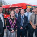 The Mayor of Derry City & Strabane District Council, Cllr Grace Uí Níallais, and Translink representatives were attending a special ceremony honouring Noel Christy, who has served as a Translink bus driver for 50 years.
