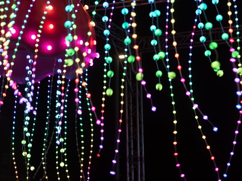 Lightpool 2026 art trail on opening night in Blackpool. Photo: Lucinda Herbert