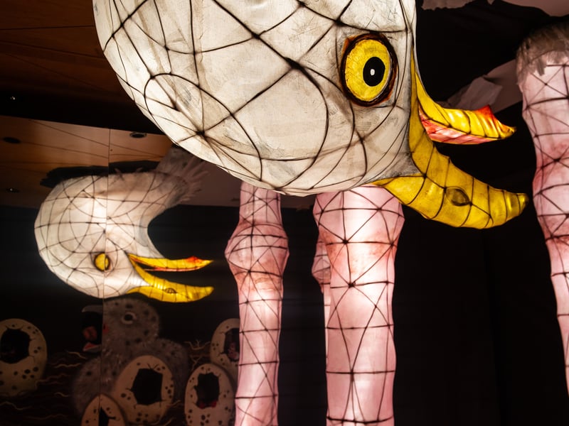 Lightpool 2026 art trail on opening night in Blackpool. Photo: Lucinda Herbert