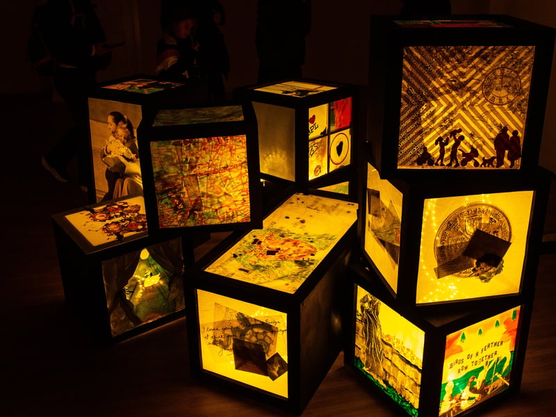 Lightpool 2026 art trail on opening night in Blackpool. Photo: Lucinda Herbert