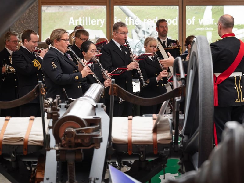Service to commemorate Trafalgar Day and the life of Admiral Lord Nelson held at Fort Nelson on Portsdown Hill.