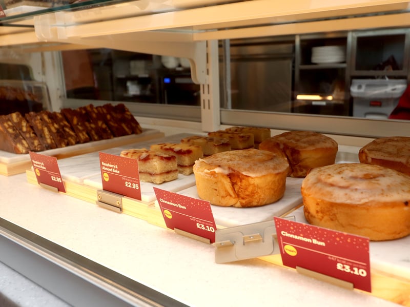 Some of the treats available at the new Costa Coffee Drive Thru in Waterlooville.

