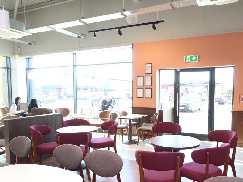 Inside the new Costa Coffee in Waterloo Park
