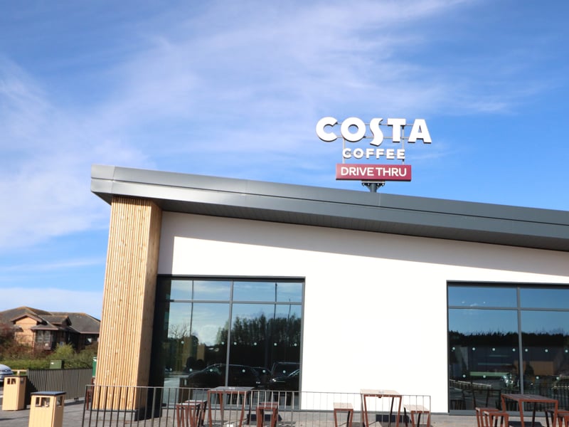 Costa Coffee Drive Thru in Waterloo Park

