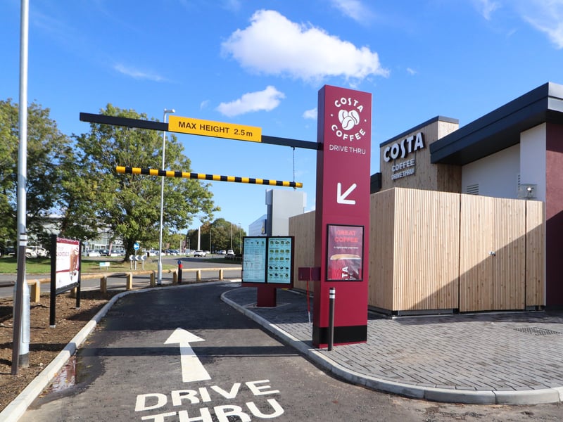 Costa Coffee Drive Thru opened on Thursday, October 22 in Waterloo Park.


