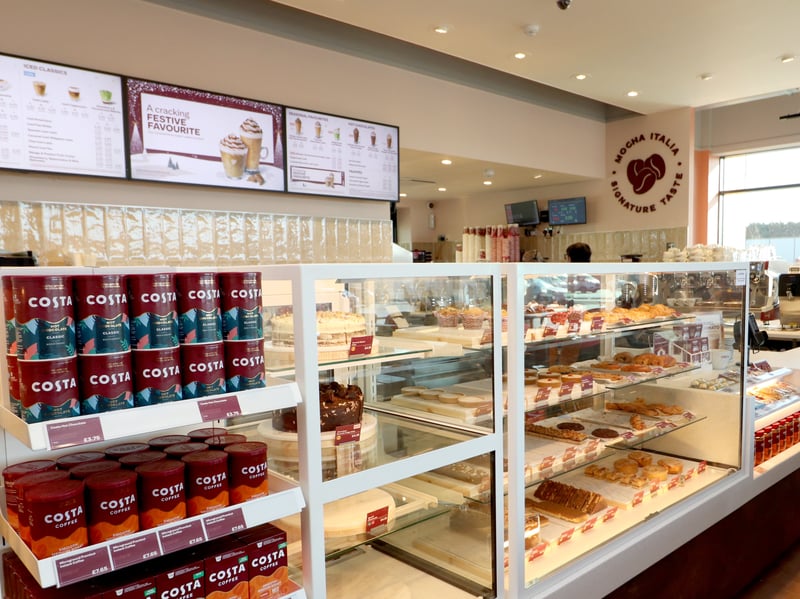 The new Costa Coffee in Waterlooville.
