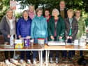 Some of the helpers pictured at the Pick a Pumpkin day, raising money for Drumglass Parish Church. 