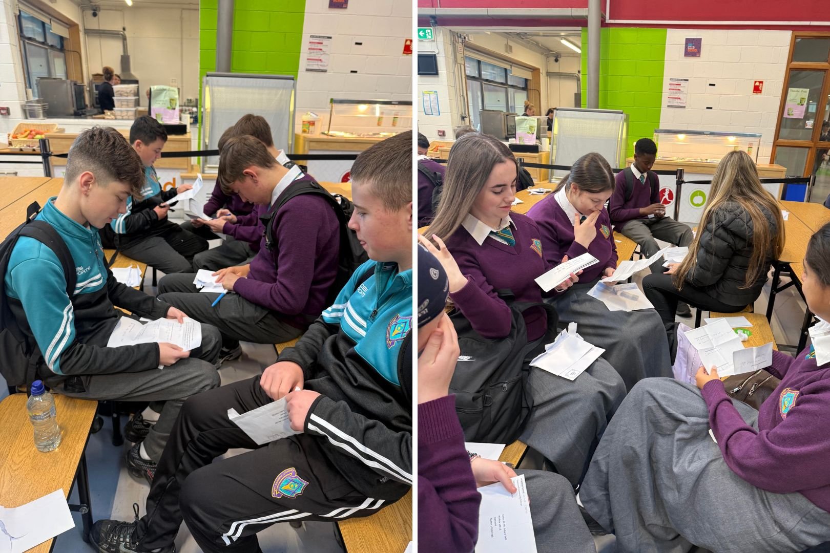 Limerick students receive letters from their past selves