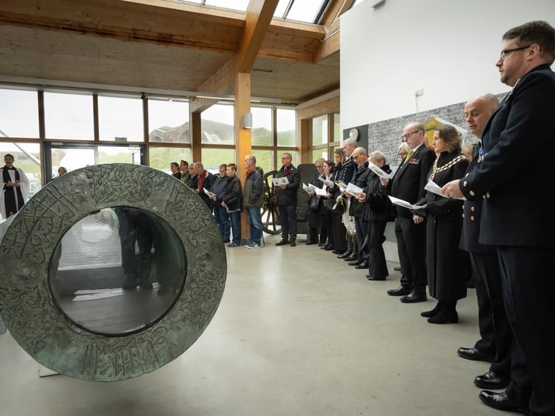 Service to commemorate Trafalgar Day and the life of Admiral Lord Nelson held at Fort Nelson on Portsdown Hill.