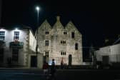 Derry City and Strabane District Council has unveiled a new lighting scheme at Newtownstewart Castle, enhancing the visibility of one of the district's most significant historic landmarks and encouraging greater engagement with the area's rich built heritage. The castle is a State Care Monument maintained by the Department for Communities.   SU3544CD26