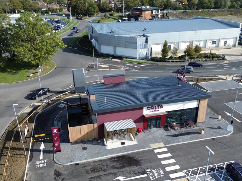 Costa Coffee opened on October 22.
