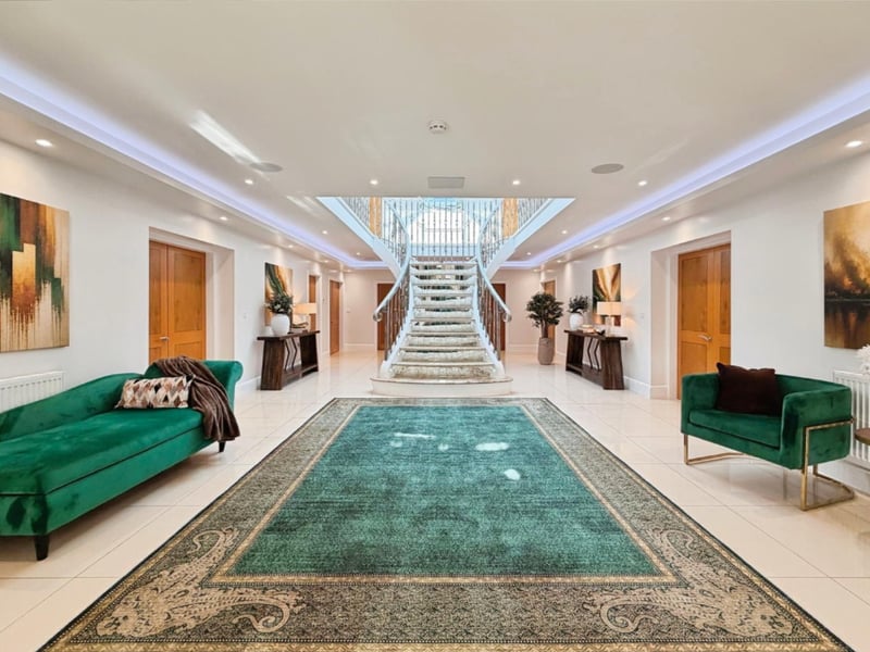 Highly private and sought-after Bessacarr setting with electric gates and comprehensive security, CCTV and fire alarm systems.