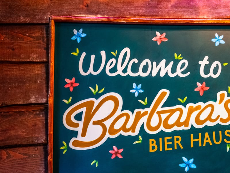 Interior of Barbara's Bier Haus
