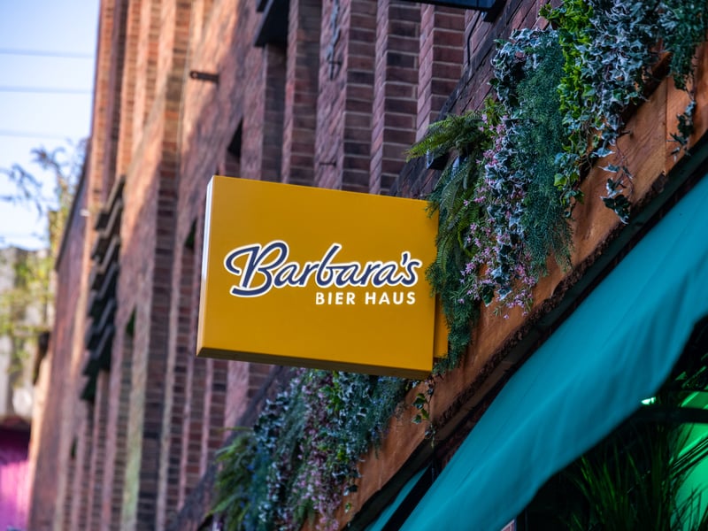 Exterior of Barbara's Bier Haus