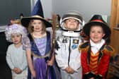 Some primary one children at their fancy dress day at Foley Primary School.
