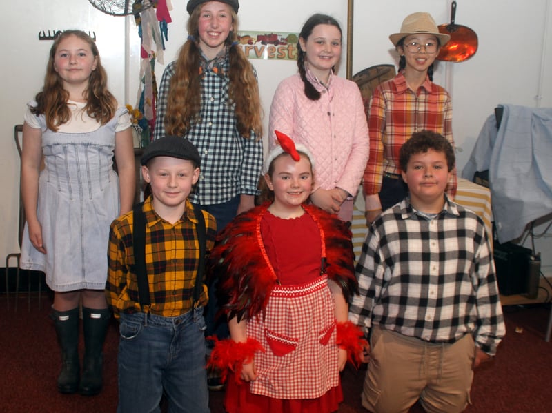 Children of The Royal School Armagh Prep pictured at their Harvest service.