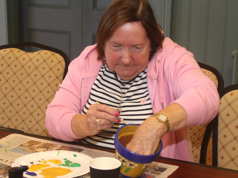 A planting wellbeing event was organised by CACD as part of World Mental Health Day.