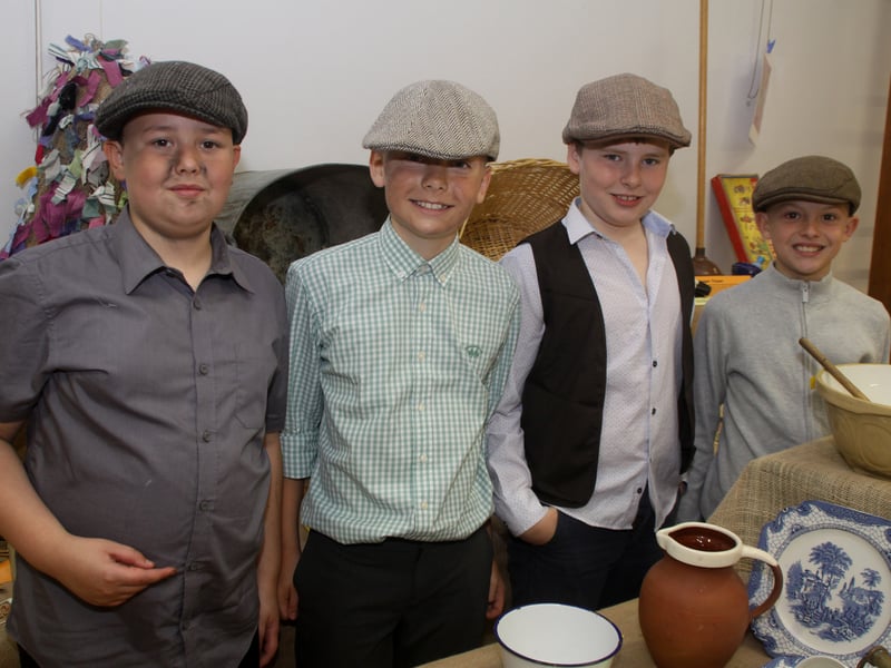(l/r) Caleb, Seth, Jack and Jaxon. 