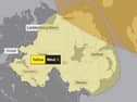 The Met Office has issued a weather warning for this weekend.