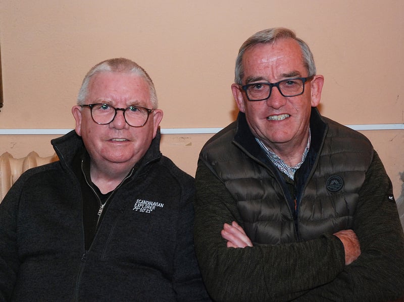The Hogan brothers, Christie and Joe, enjoying the Golden Jubilee event