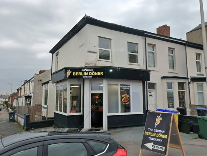 The German Berlin Donner was awarded a Food Hygiene Rating of 5 (Very Good) by Blackpool Borough Council on 14th October 2026.