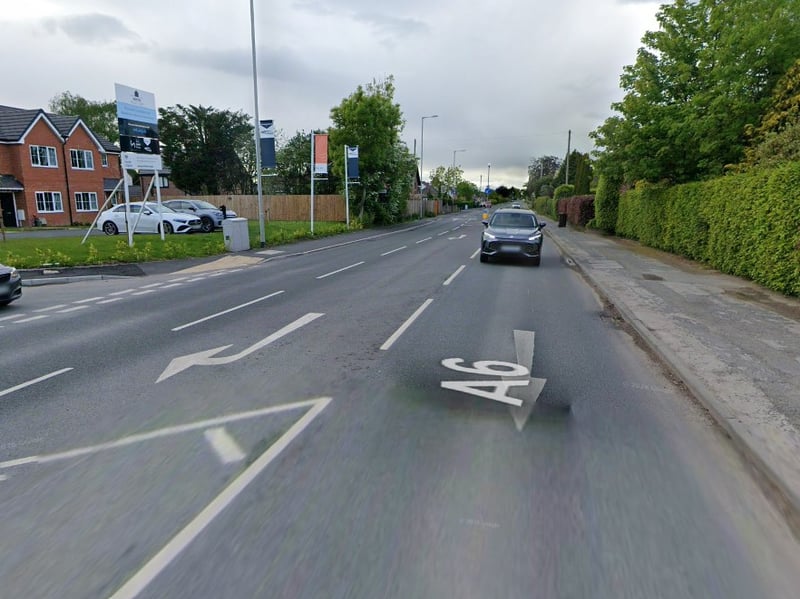 What: Temporary traffic lights
Why: Private Works issued under Section278 Licence, carried out by Westshield Ltd. Works to install site entrance. (Lancashire County Council) 
When: Oct 26-Nov 1