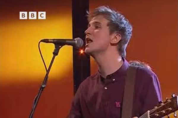 Dove Ellis performing at the Mercury Prize ceremony in Newcastle