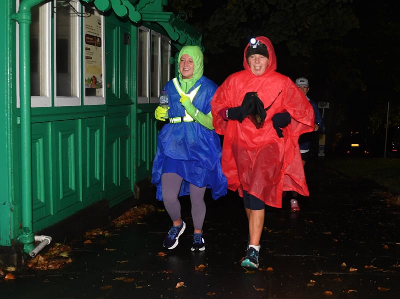 More than 40 runners joined BBC journalist Sophie Raworth for a rainy 5k through Harrogate.