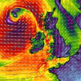 Storm Boelo batters the west coast of the country