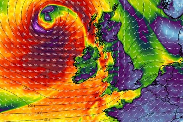 Storm Boelo batters the west coast of the country