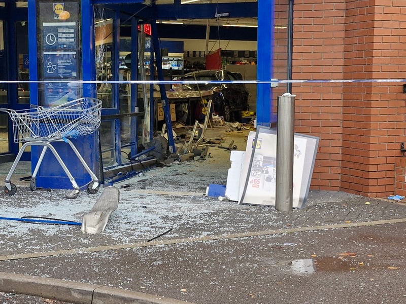 The store has been left devastated after the accident